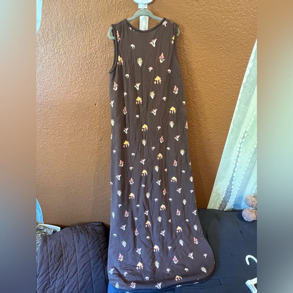 Kyte BABY Brown Sleep Sack with Mushrooms